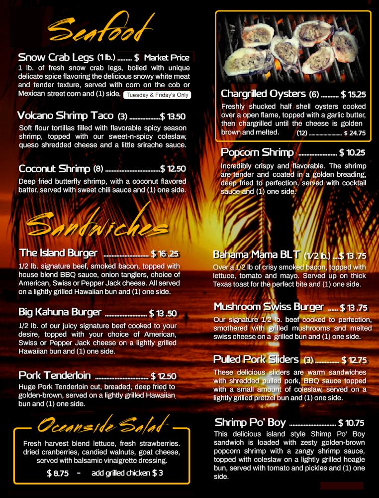 Kokomo Joe's Tiki Bar & Grill Menu image 1